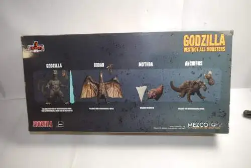 Godzilla: Frankenstein + Monster  5 Points XL Deluxe Box Set Round 1  MEZCO OBC