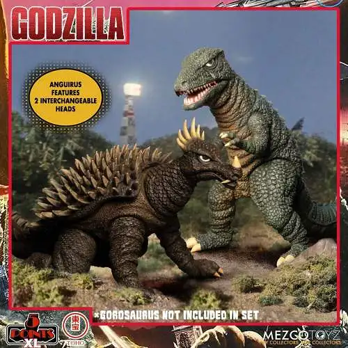 Godzilla: Frankenstein + Monster  5 Points XL Deluxe Box Set Round 1  MEZCO OBC