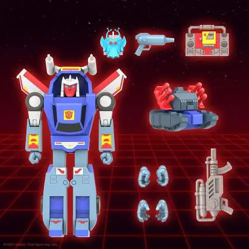 Transformers Ultimates  Tracks (G1 Cartoon) 19 cm Actionfigur Super7 2D