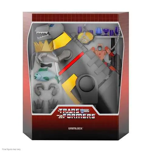 Transformers Ultimates   Grimlock (Dino Mode) 23 cm Actionfigur Super7 2D