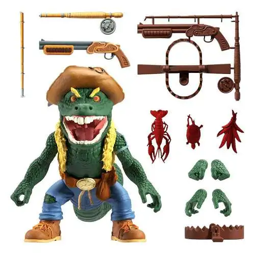 Teenage Mutant Ninja Turtles Ultimates Leatherhead 18cm Super7 OBR