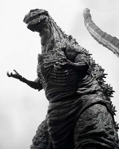 S.H. MonsterArts Godzilla (2016) The Fourth Orthochromatic Vers. 18cm Bandai  1A
