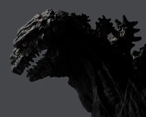 S.H. MonsterArts Godzilla (2016) The Fourth Orthochromatic Vers. 18cm Bandai  1A