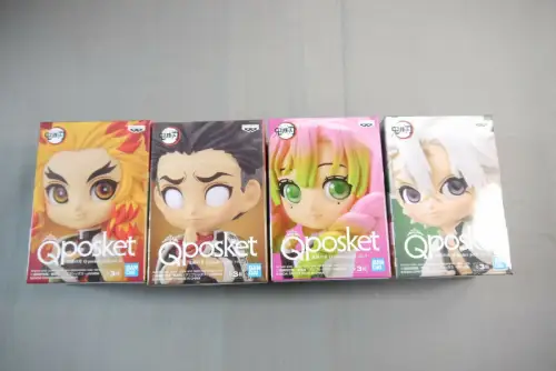 Demon Slayer Kimetsu no Yaiba Q Posket Petit Minifigur  4 Figuren KBA