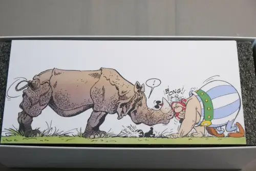 ASTERIX & OBELIX 2369 Obelix Auge in Auge mit Rhinozeros Classic PIXI 
