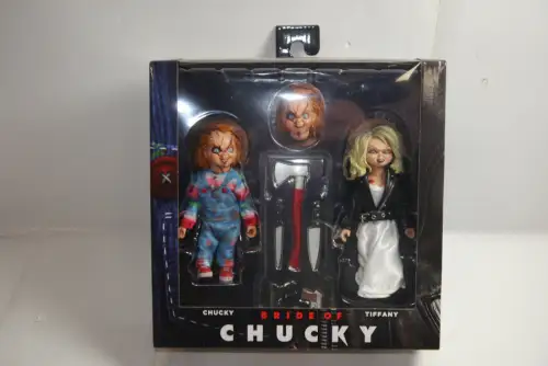 NECA Chucky und seine Braut Clothed Chucky & Tiffany  Doppelpack 14 cm OBE