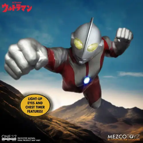 Ultraman Actionfigur mit Leuchtfunktion 1/12 Ultraman 16 cm MEZCO OBA