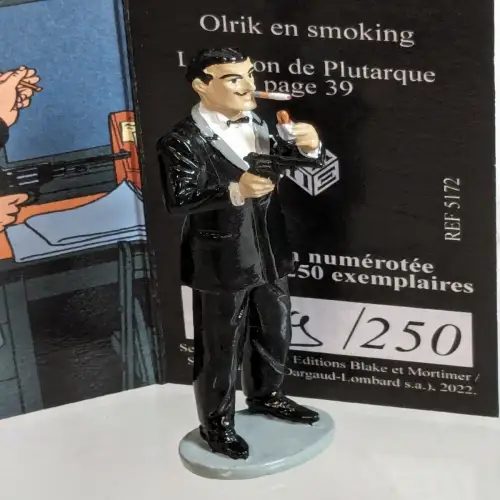 Blake & Mortimer Olrik  im Smoking   Figur  Pixi 5172