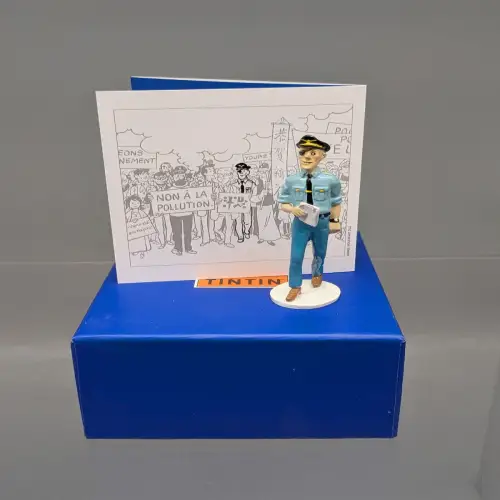 TIM & STRUPPI Tintin Piotr Szut Carte de Voeux 1972 Serie 12 Moulinsart  46540