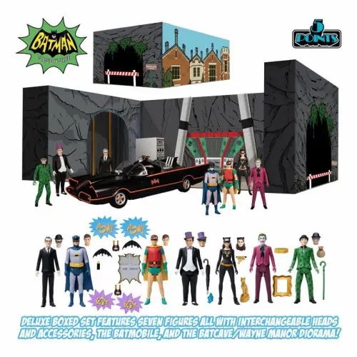 Batman Classic TV Series 1966 Deluxe Box Set 7 Actionfiguren  Batman  MEZCO OB