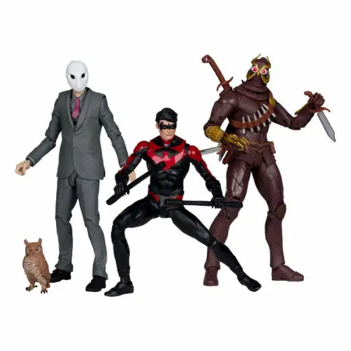 DC Multiverse Nightwing vs. Talon & Owl (Batman: The Court of Owls) McFarlane 1H