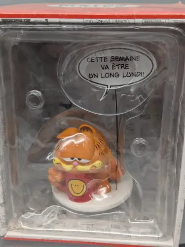 Garfild mit Schild PLASTOY 14cm