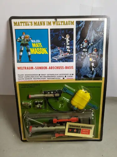 Mattel´s Mann im Weltraum Weltraum Sonden Abschuss Basis 1986 OVP F21