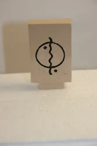 TIM & STRUPPI Tintin Metall Kik-Oskh-teken 5,3 Museum Moulinsart aus Set 46530