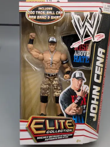WWE Elite John Cena incl. T-Shirt  Serie 17  Actionfigur Mattel W6535  K39
