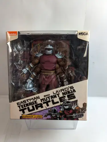 Neca Teenage Mutant Ninja Turtles ( Mirage Comics ) Shredder Clone & Mini  OAI