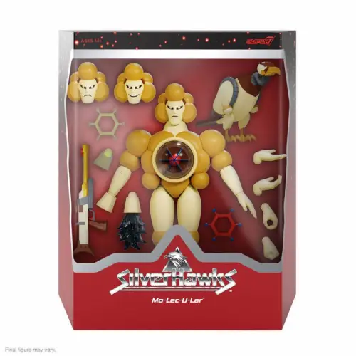 SilverHawks Ultimates  Mo-Lec-U-Lar  Actionfigur 18 cm Super7 1F