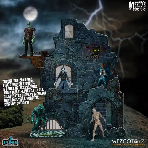 Monsters 5 Points Tower of Fear Deluxe Box Set 9 cm MEZCO 1F