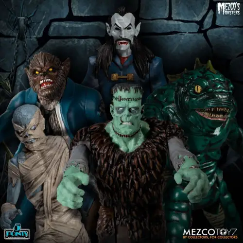 Monsters 5 Points Tower of Fear Deluxe Box Set 9 cm MEZCO 1F