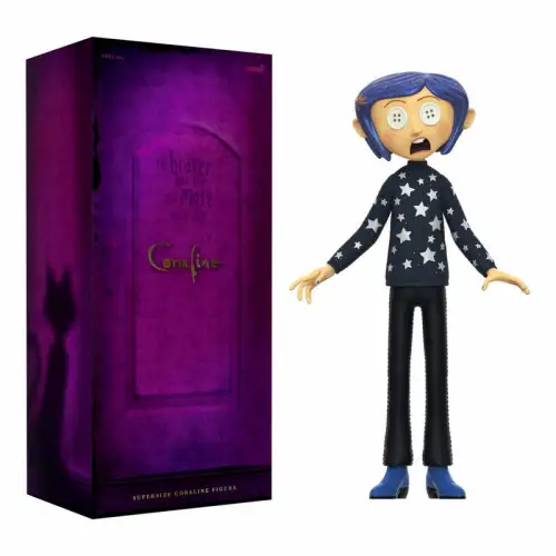 Coraline Supersize Vinyl Actionfigur Coraline Button Eyes 40 cm  Super7 2A