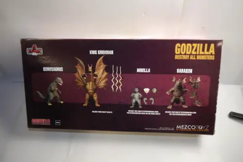 Godzilla: Frankenstein + Monster  5 Points XL Deluxe Box Set Round 2  MEZCO OBC