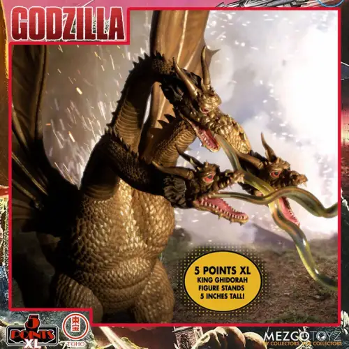 Godzilla: Frankenstein + Monster  5 Points XL Deluxe Box Set Round 2  MEZCO OBC