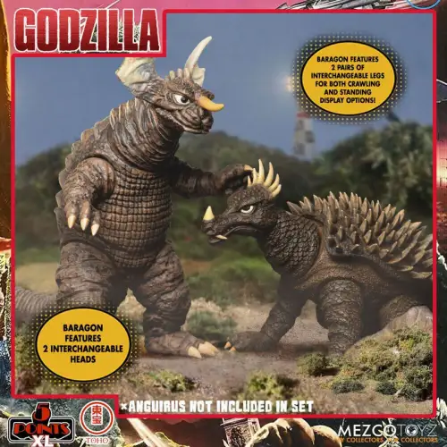 Godzilla: Frankenstein + Monster  5 Points XL Deluxe Box Set Round 2  MEZCO OBC