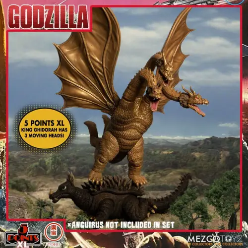 Godzilla: Frankenstein + Monster  5 Points XL Deluxe Box Set Round 2  MEZCO OBC