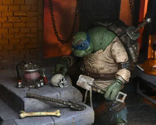 Neca Universal Monsters x TMNT  Ultimate Leonardo as The Hunchback 18 cm  OBO