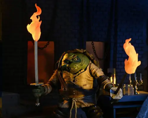 Neca Universal Monsters x TMNT  Ultimate Leonardo as The Hunchback 18 cm  OBO