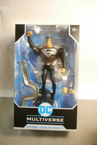  DC Multiverse Superman Black Suit Variant The Animated McFarlane 18 cm KAJ