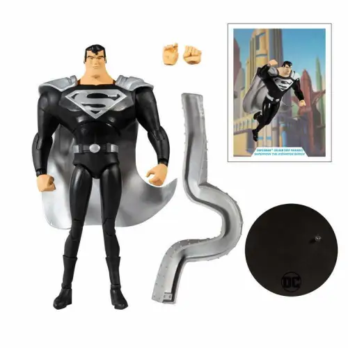  DC Multiverse Superman Black Suit Variant The Animated McFarlane 18 cm KAJ