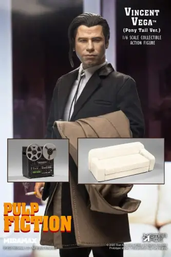 Pulp Fiction  Vincent Vega 2.0 (Pony Tail) Deluxe Version 30 cm  Star ACE KBQ