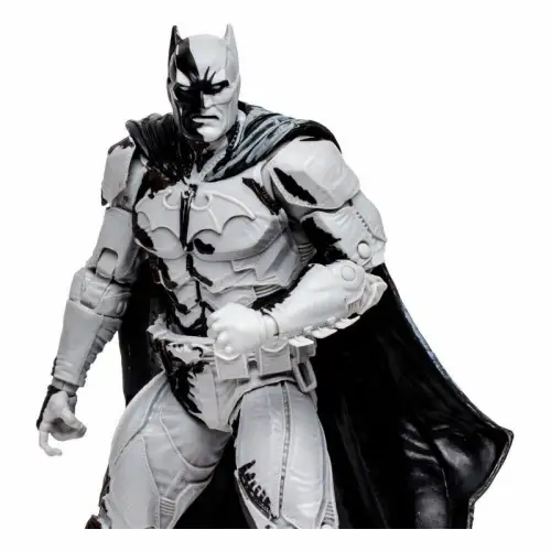 DC Direct Actionfigur & Comic Black Adam Batman Line Art Variant   McFarlane OBM