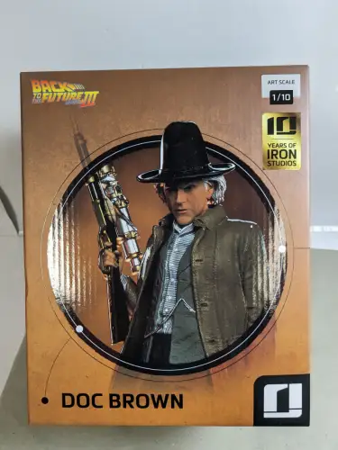 Zurück in die Zukunft III Doc Brown    Art Scale Statue 1/10 32 cm  Iron Studio