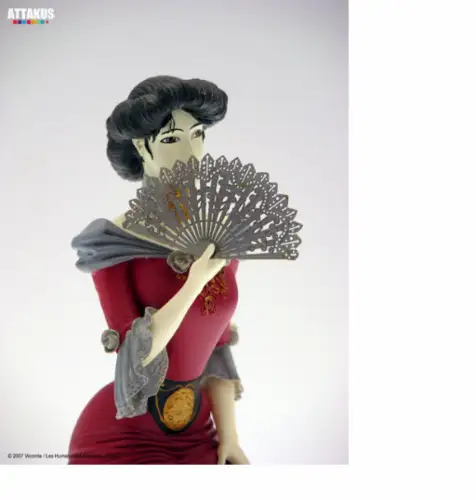 Sasmira "rouge" d'après Laurent Vicomt Figur ca.20cm  limitiert 555 ATTAKUS Neu