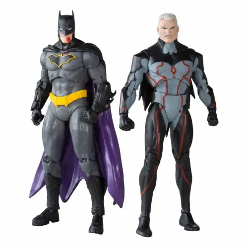 DC Multiverse Omega (Unmasked) & Batman (Bloody)(Gold Label) 18 cm McFarlane 1F