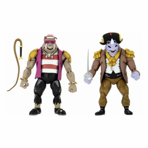 Neca Teenage Mutant Ninja Turtles in Time Pirate Rocksteady & Bebop 18 cm KBR