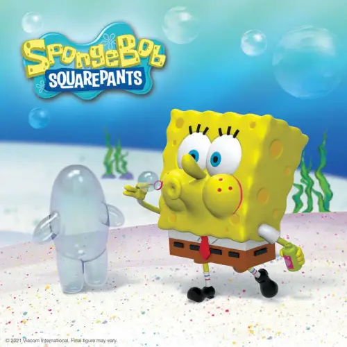 SpongeBob Schwammkopf SpongeBob 18 cm Actionfigur  Super7 OAF