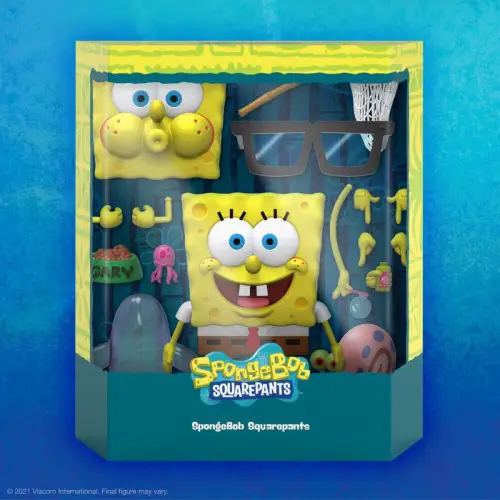 SpongeBob Schwammkopf SpongeBob 18 cm Actionfigur  Super7 OAF