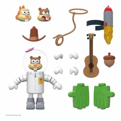 SpongeBob Schwammkopf Sandy Cheeks 18 cm Actionfigur  Super7 OAF