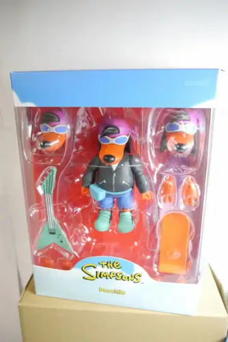 Die Simpsons Poochie  Actionfigur  18 cm Super7 OAF