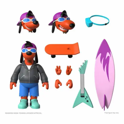 Die Simpsons Poochie  Actionfigur  18 cm Super7 OAF