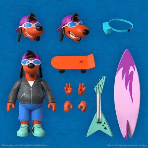 Die Simpsons Poochie  Actionfigur  18 cm Super7 OAF