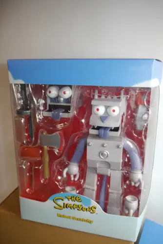 Die Simpsons Robot Scratchy Actionfigur  18 cm Super7 OAF