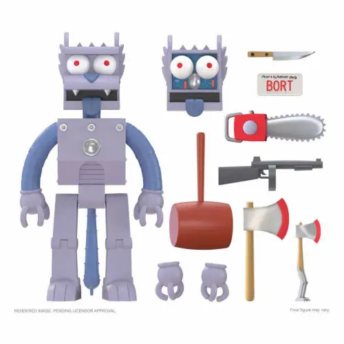 Die Simpsons Robot Scratchy Actionfigur  18 cm Super7 OAF