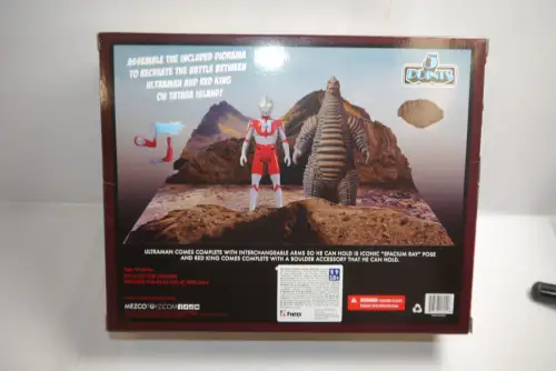 Ultraman 5 Points Ultraman & Red King Boxed Set MEZCO OBC