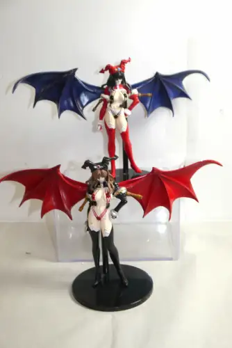 Bastard High End Polno Diano 2  x Figur rot  & Blau Kotobukiya Manga Anime   F20