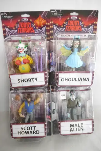 Neca Toony Terrors Serie 7  4 Figuren Ghouliana  Scott Howard Alien Shorty OAF