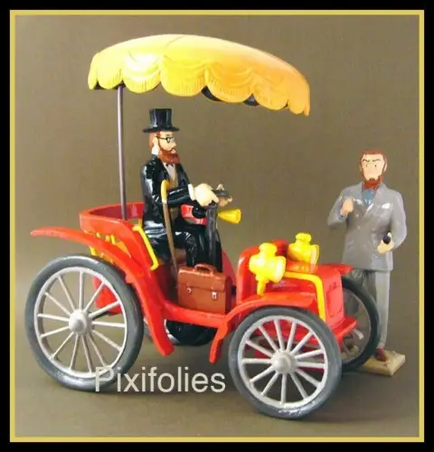 Blake & Mortimer Grabenstein  dans son tacot  Figur Set  Pixi 5218